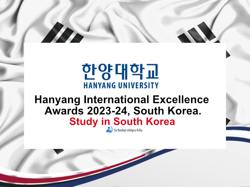 Hanyang International Excellence Awards 2023-24, Hanyang University, South Korea.