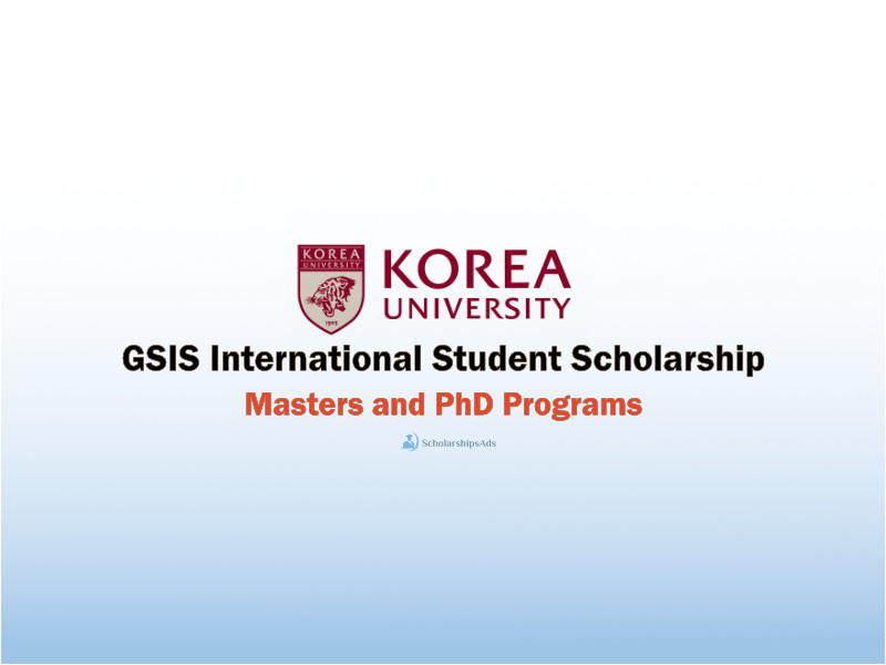 GSIS International Student Scholarships.