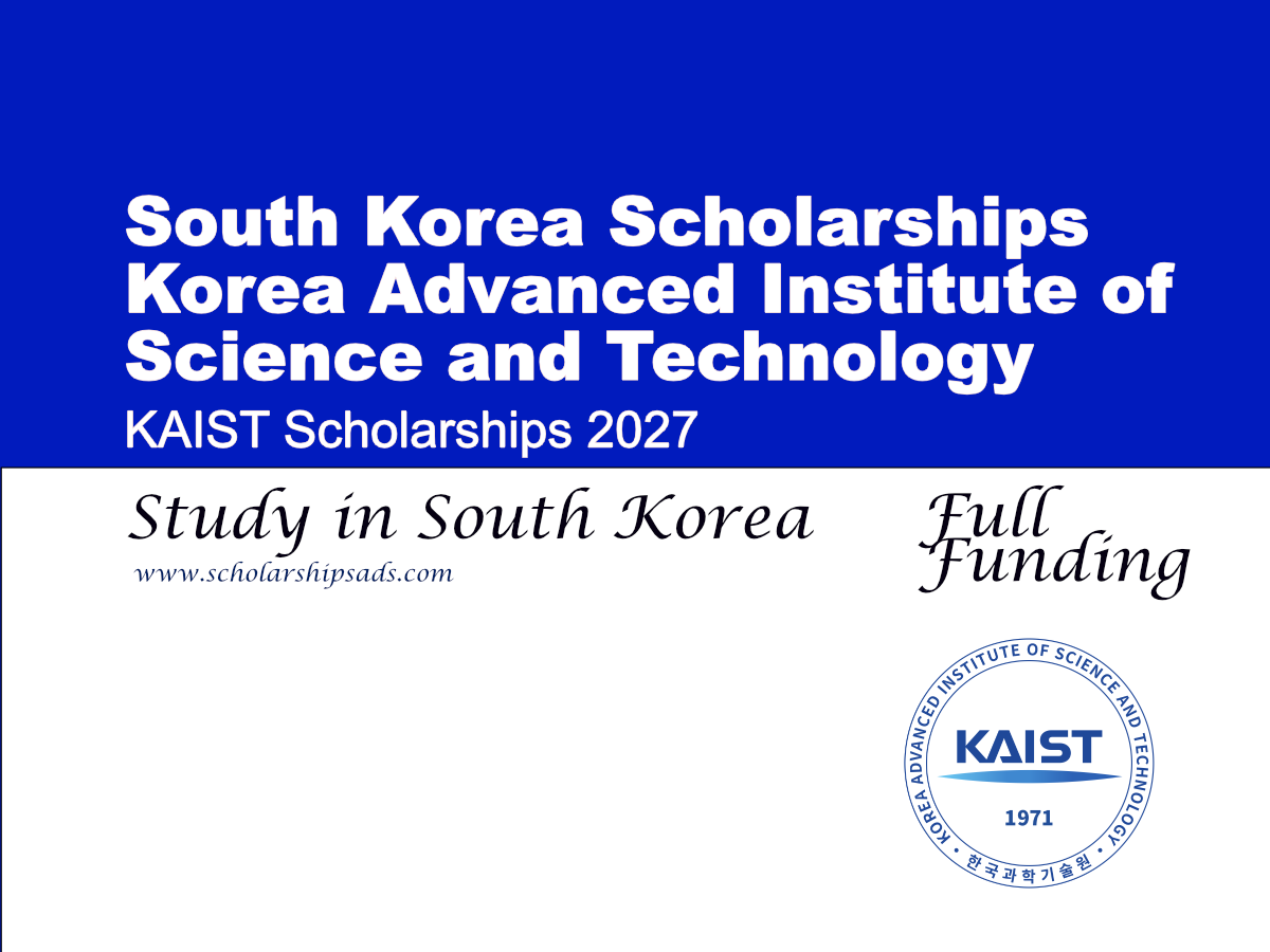 KAIST South Korea Scholarships 2027 (Fully Funded)
