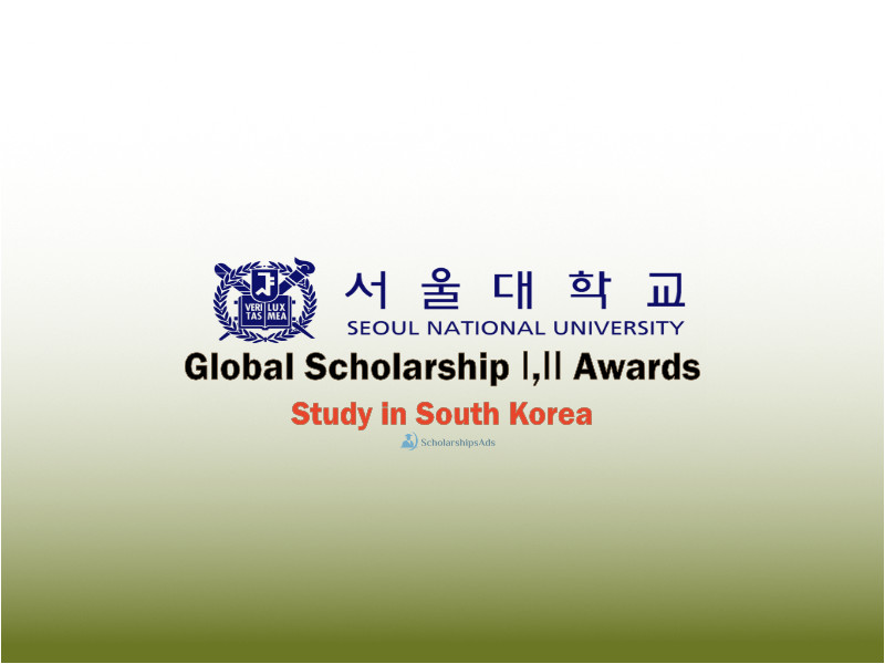 Seoul National University Global Scholarships, South Korea 2021-22