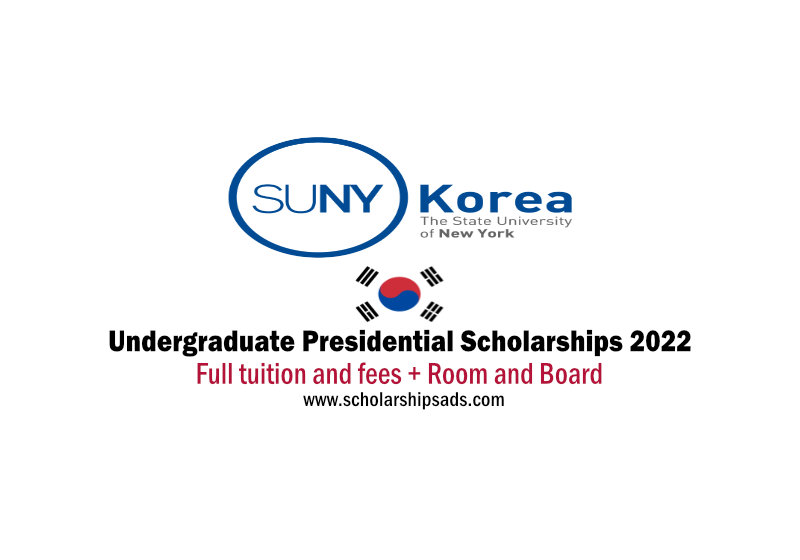 The State University of New York- SUNY, Korea Undergraduate Presidential Scholarship 2022/2023