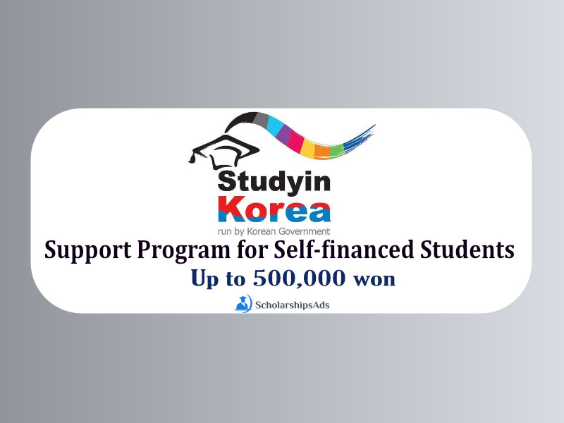 Government of South Korea Support Program for Self-financed Students 2022