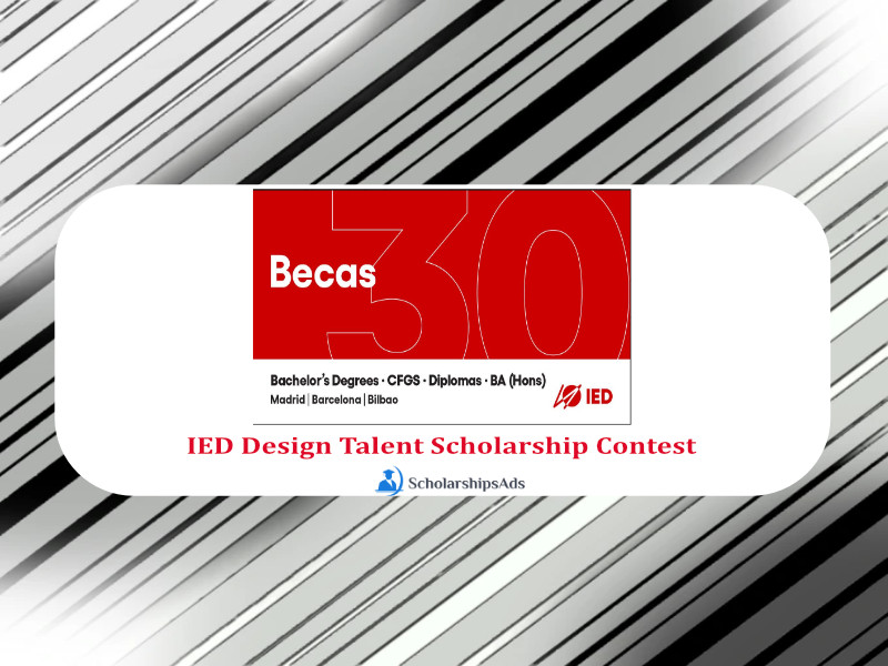  IED Design Talent Scholarships. 