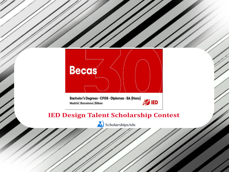 IED Design Talent Scholarships.