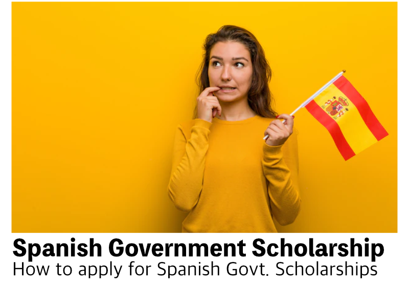  Spanish Government Scholarships. 