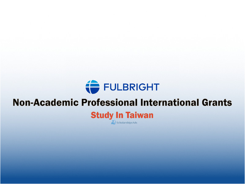  Fulbright Organisation Non-Academic Professional Grants in Taiwan 