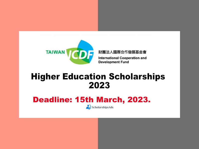 taiwan phd scholarship 2023