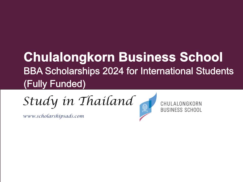  Chulalongkorn Business School BBA Scholarships. 