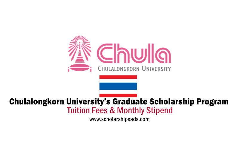 Chulalongkorn University in Bangkok Thailand Graduate Scholarships.