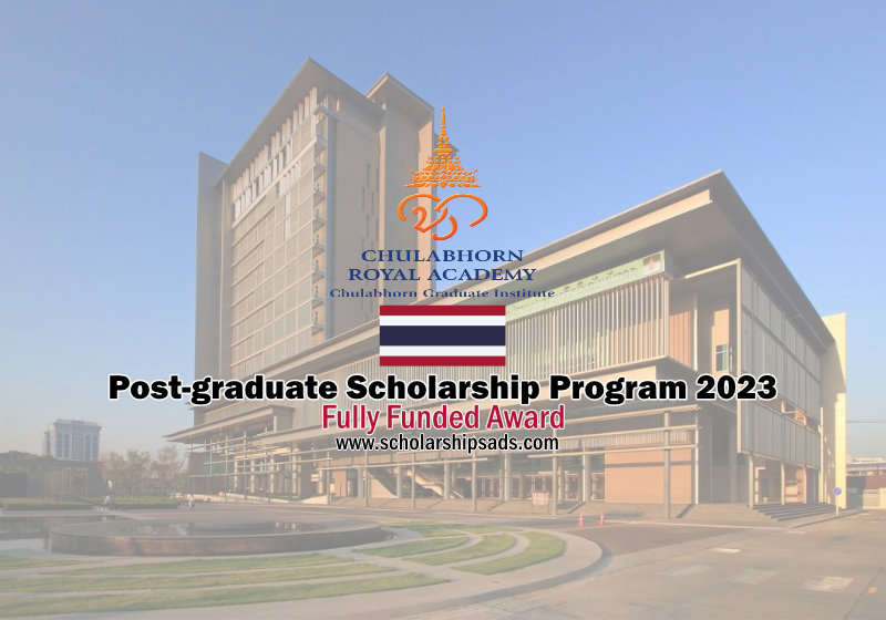  Chulabhorn Graduate Institute Post-graduate Scholarships. 