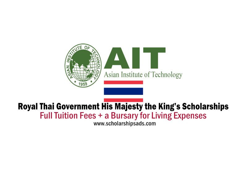 Royal Thai Government Fully Funded His Majesty the King’s Scholarships.