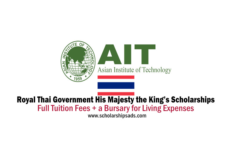  Royal Thai Government Fully Funded His Majesty the King’s Scholarships. 