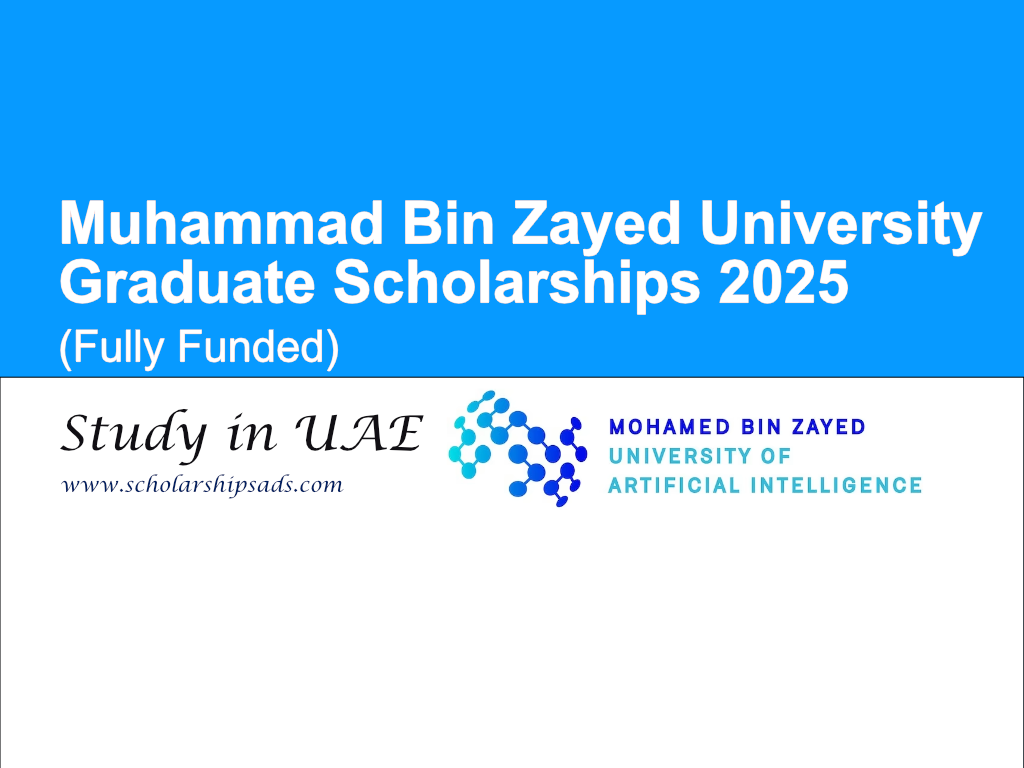 Muhammad Bin Zayed University UAE Graduate Scholarships 2025-2026 (Fully Funded)