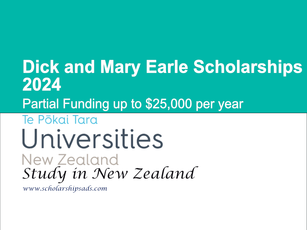 Dick and Mary Earle Scholarships.