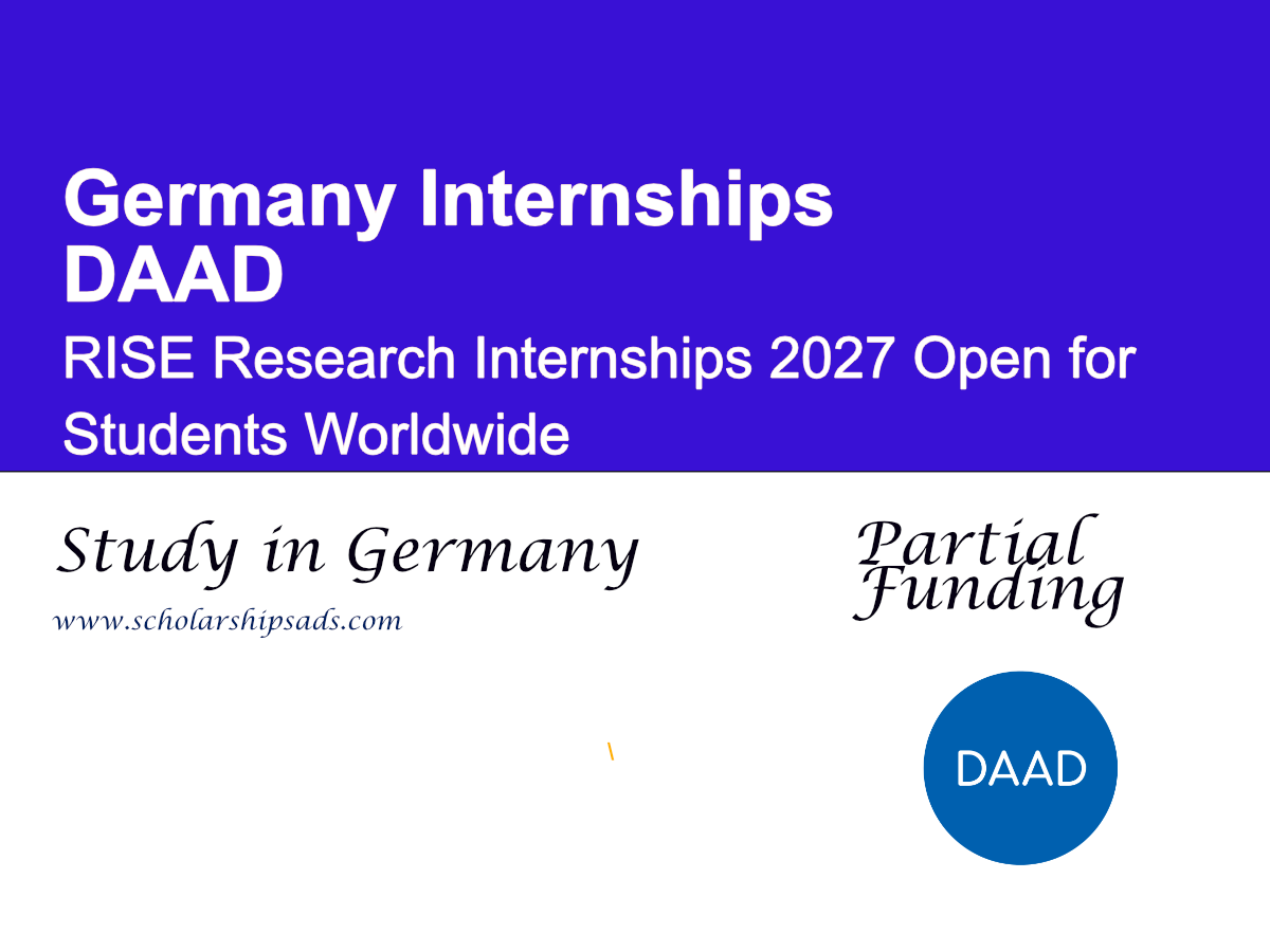 DAAD RISE Research Internships 2027 Open for Students Worldwide