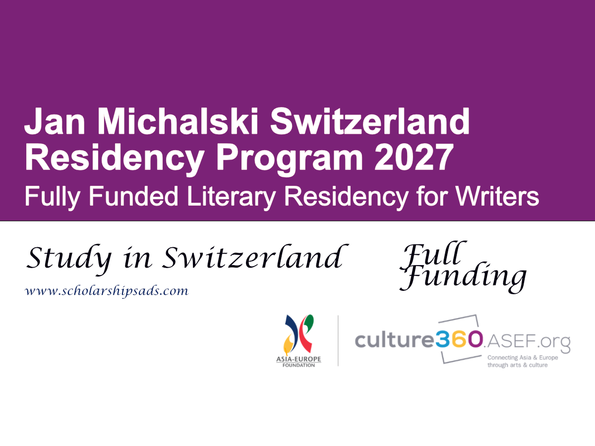 Jan Michalski Switzerland Residency Program 2027: Fully Funded Literary Residency for Writers