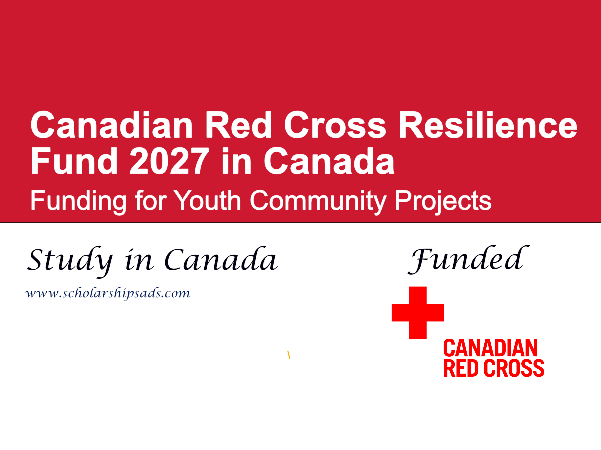 Canadian Red Cross Resilience Fund 2027 in Canada | Funding for Youth Community Projects