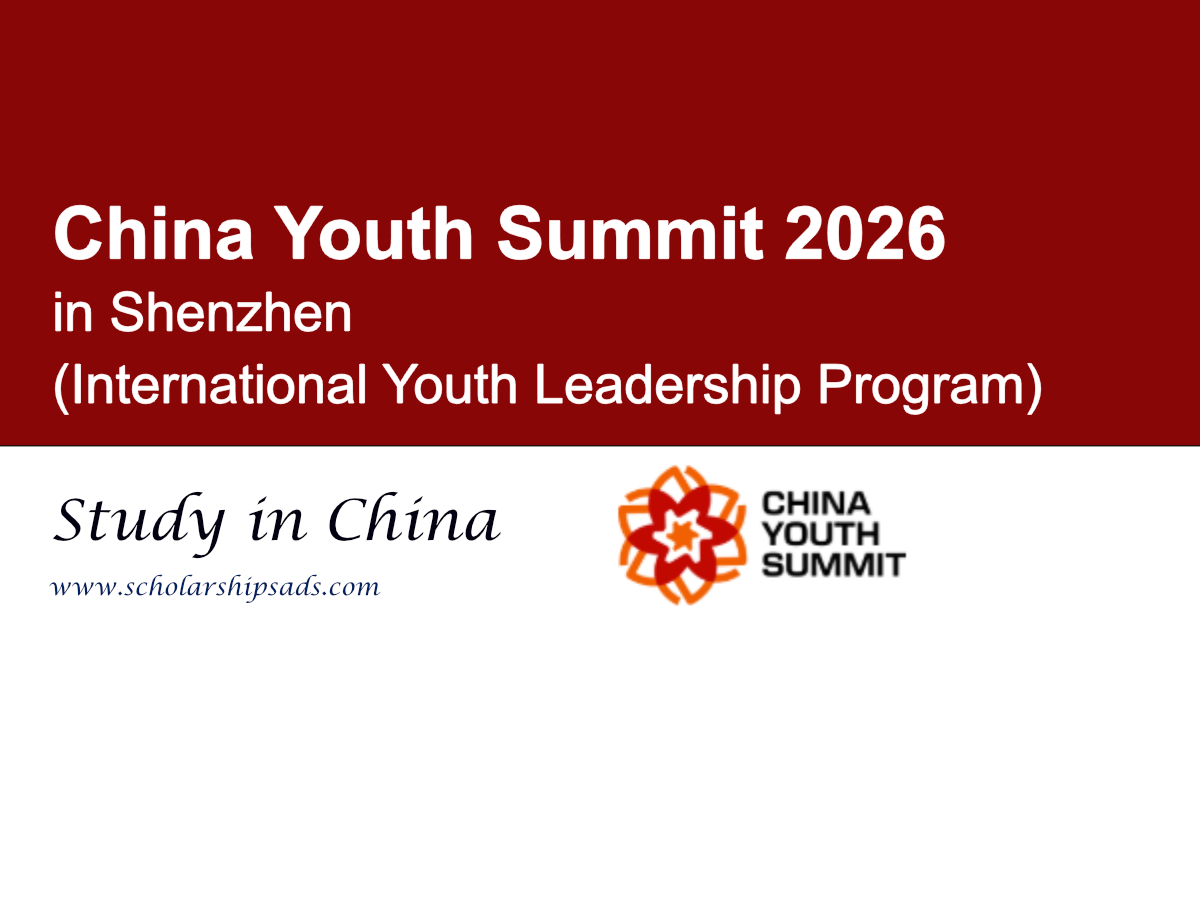 China Youth Summit 2026 in Shenzhen (International Youth Leadership Program)