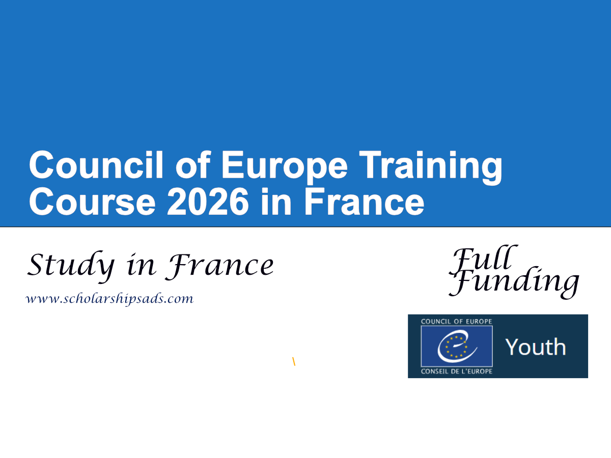 Council of Europe Training Course 2026 in France (Fully Funded)