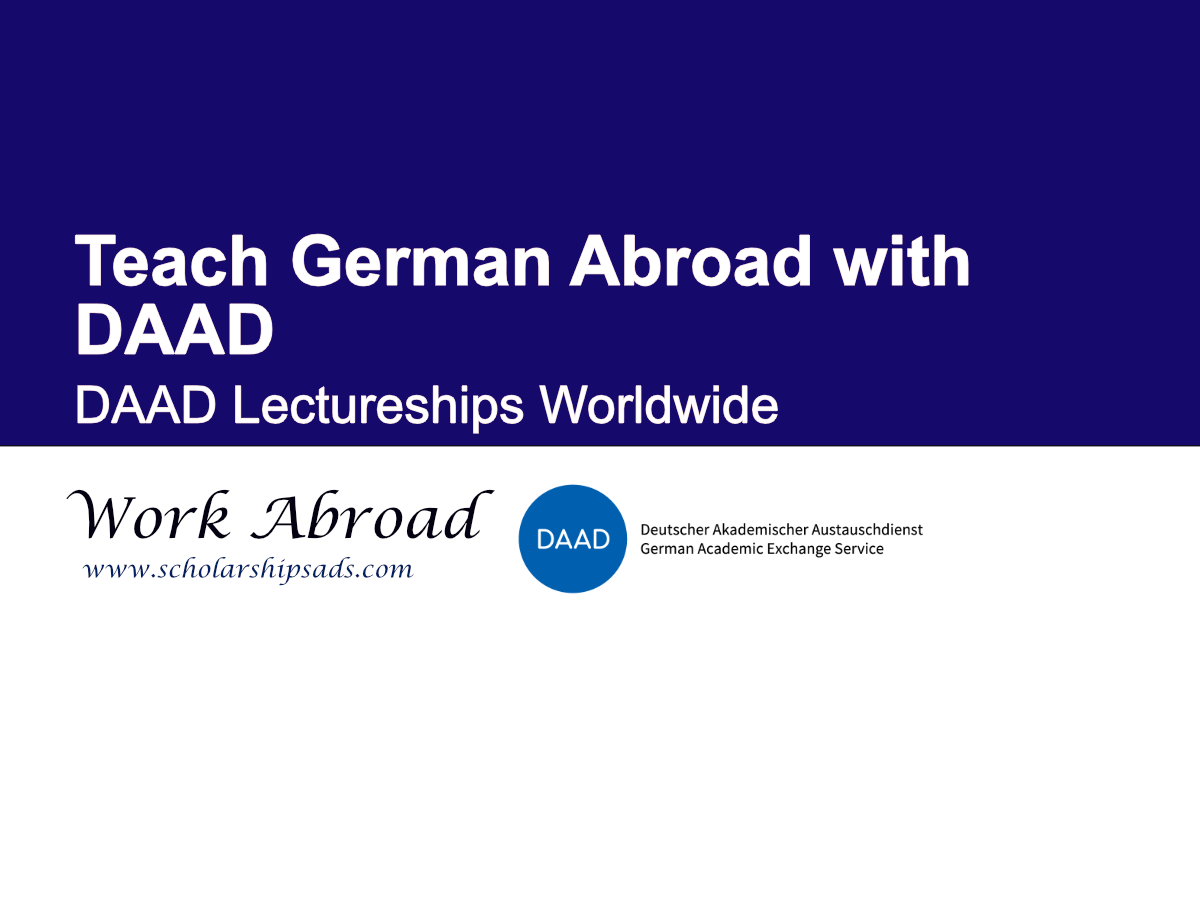 Teach German Abroad with DAAD: Explore DAAD Lectureships Worldwide 2025