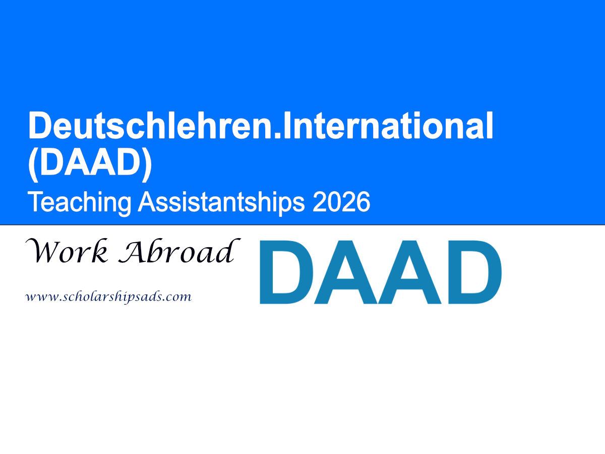 Deutschlehren.International (DAAD) Teaching Assistantships for German at Universities Abroad 2026