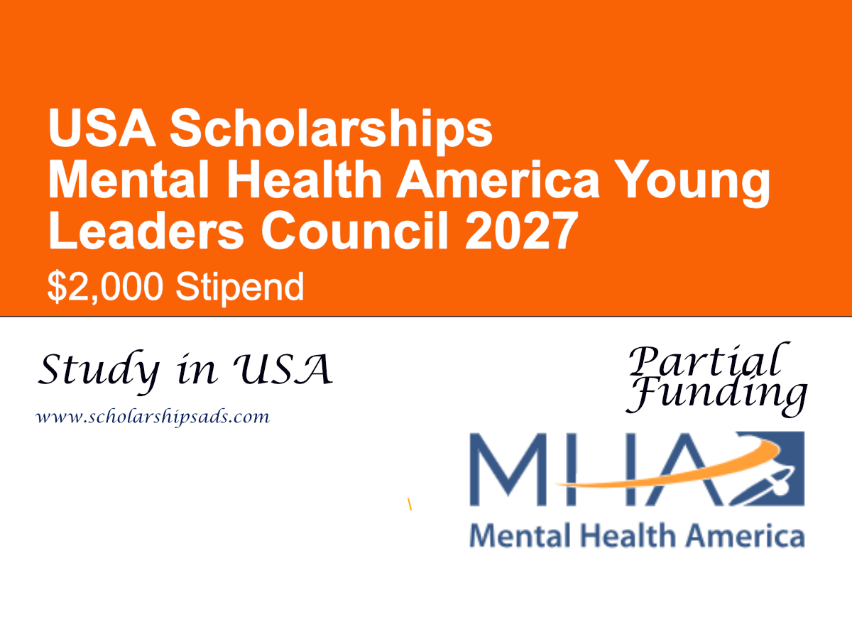 Mental Health America Young Leaders Council 2027 in USA: $2,000 Stipend