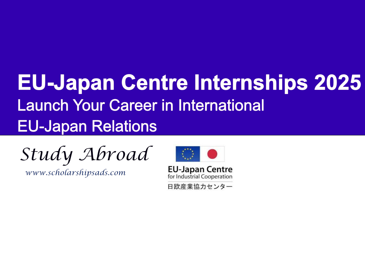 EU-Japan Centre Internships 2025–2026: Launch Your Career in International EU-Japan Relations