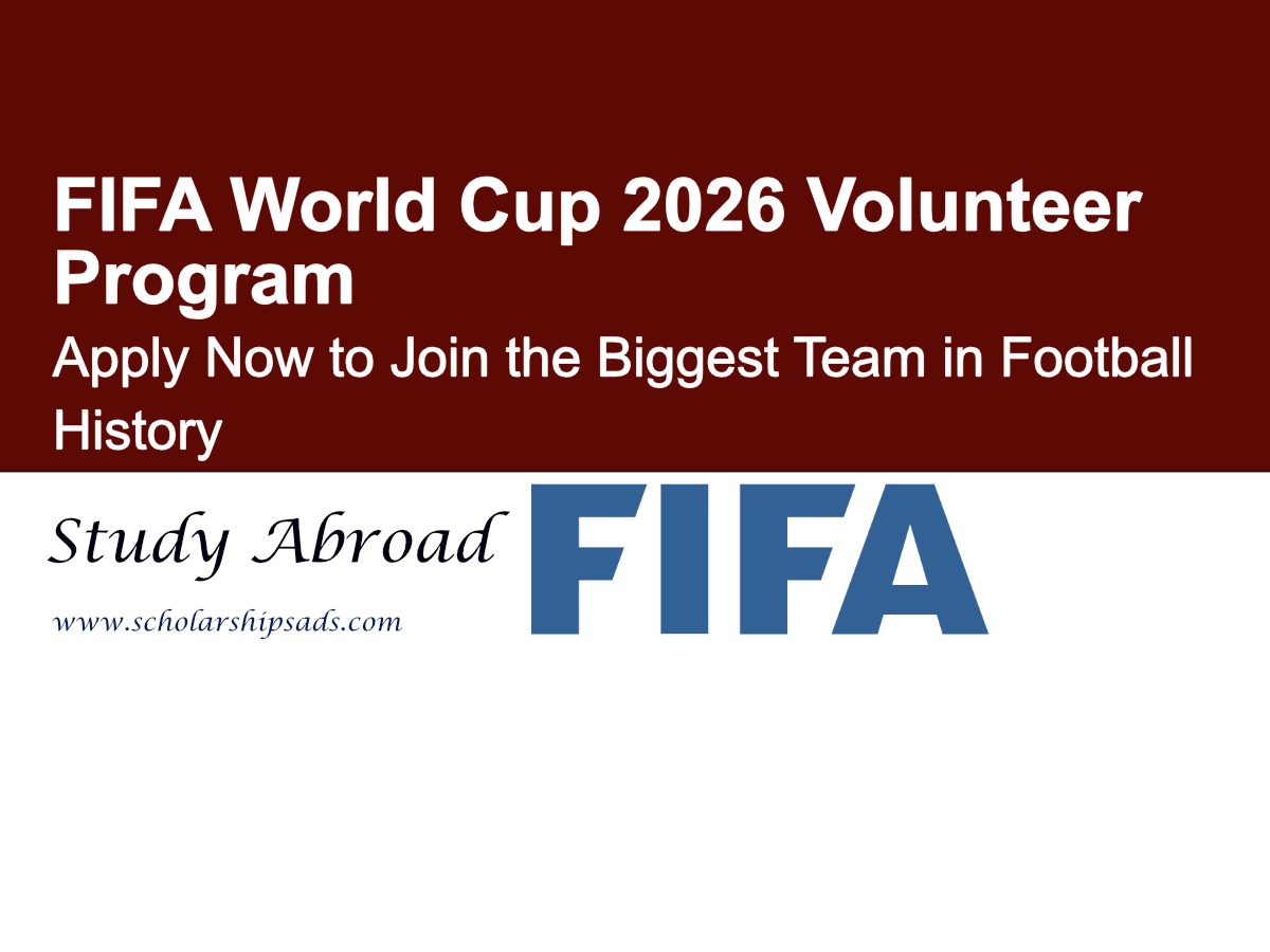 FIFA World Cup 2026 Volunteer Program – Apply Now to Join the Biggest Team in Football History