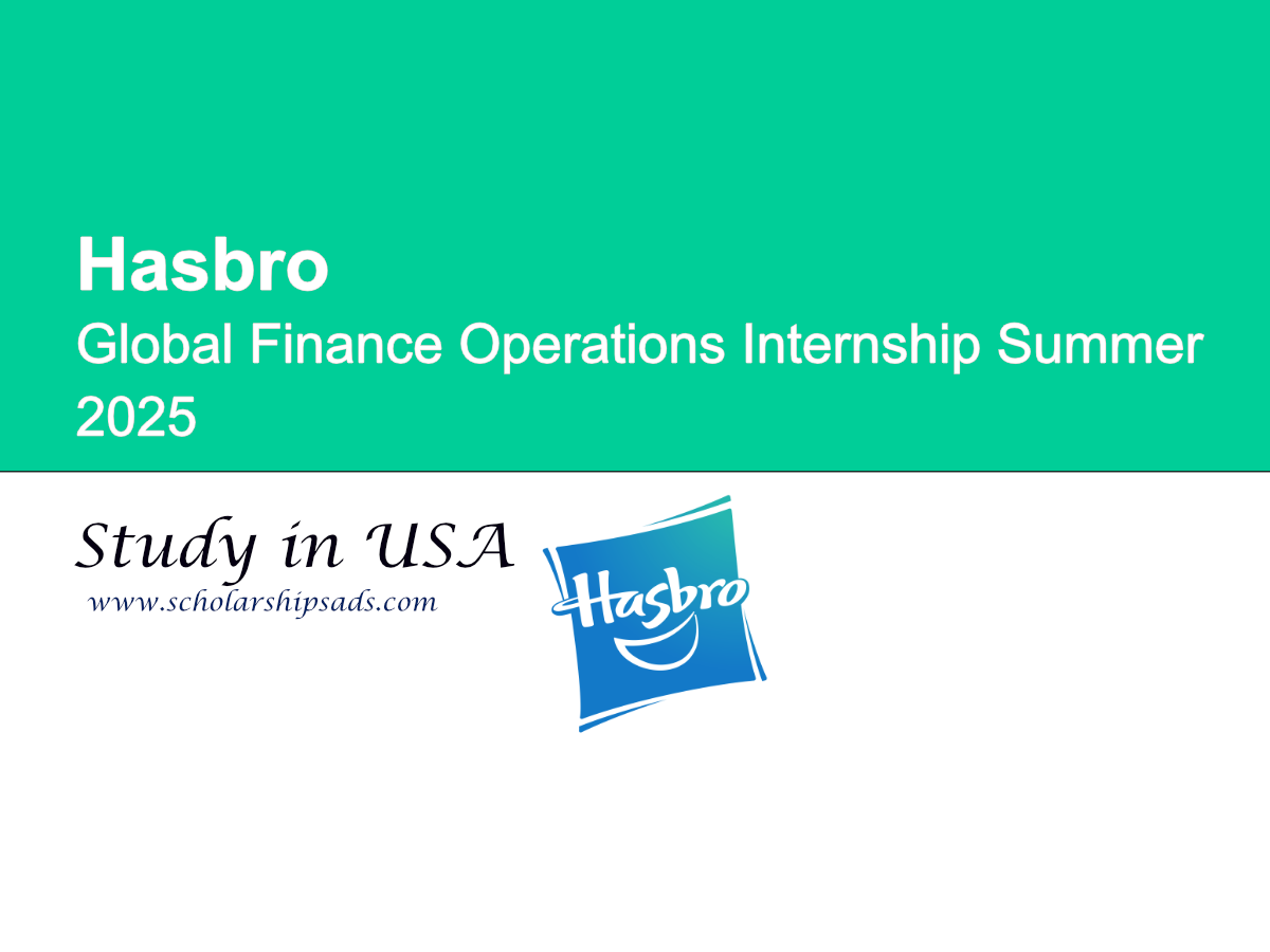 Hasbro USA Global Finance Operations Internship Summer 2025 | Paid Internship in Pawtucket, RI