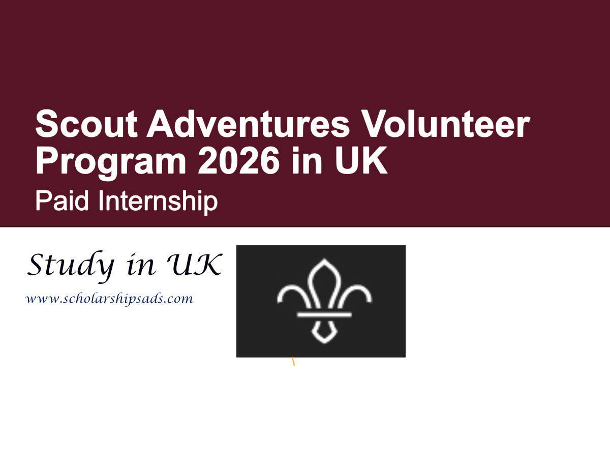 Scout Adventures Volunteer Program 2026 in UK – Fully Funded