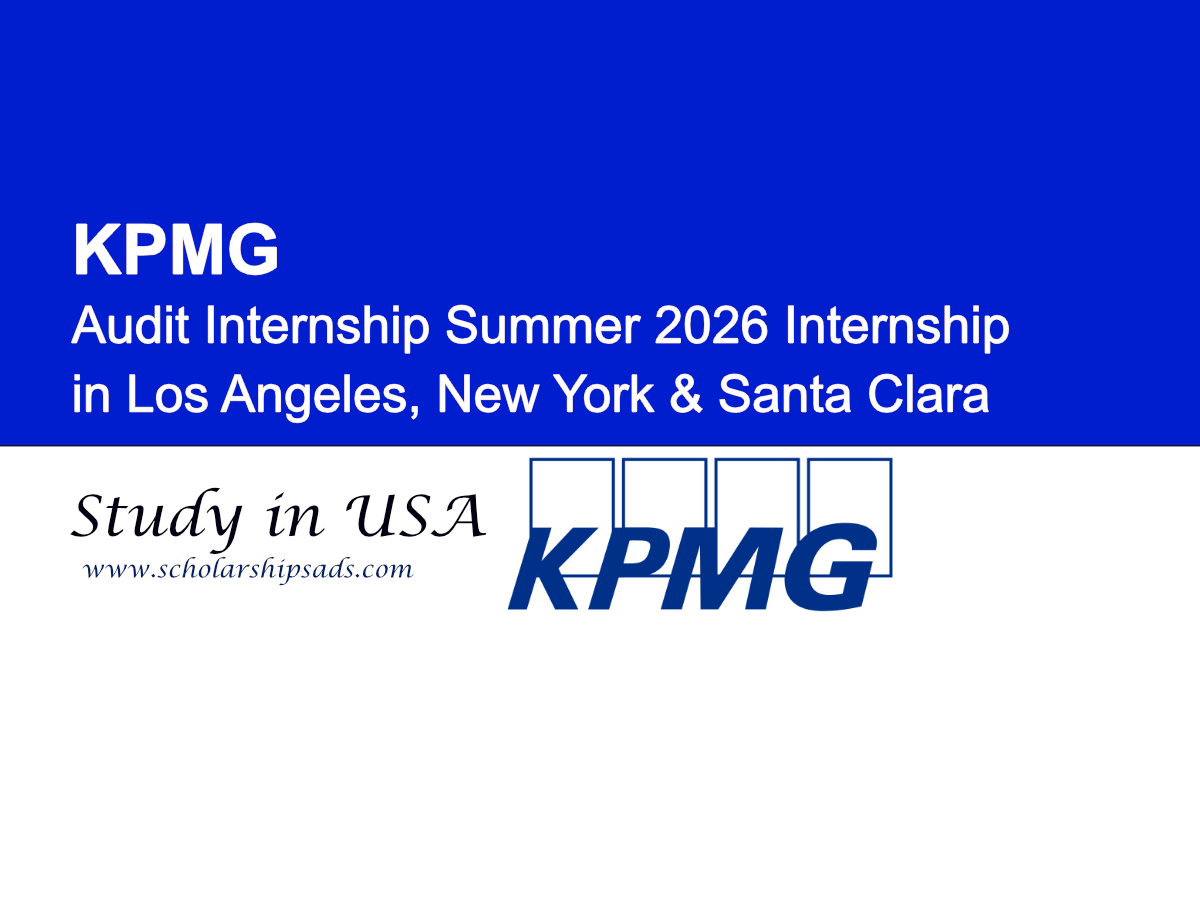 KPMG USA Audit Internship Summer 2026 Internship in Los Angeles, New York & Santa Clara