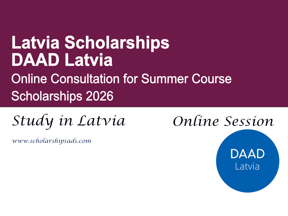 DAAD Latvia Announces Online Consultation for Summer Course Scholarships 2026
