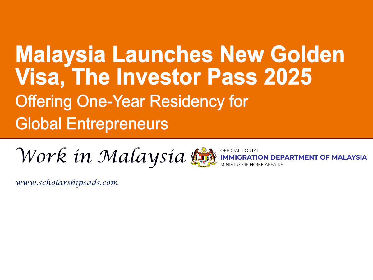 Malaysia Launches New Golden Visa — The Investor Pass 2025, Offering One-Year Residency for Global Entrepreneurs
