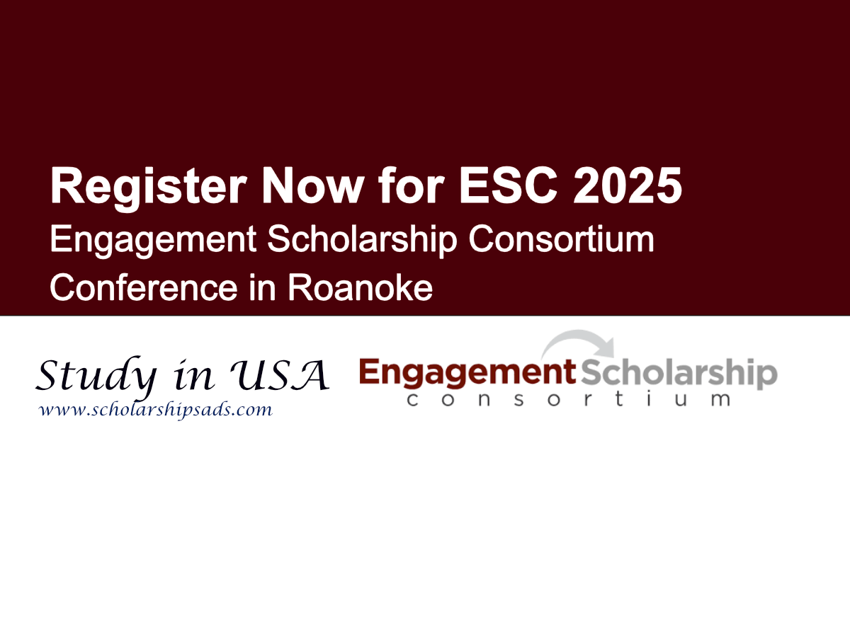 Register Now for ESC 2025: Engagement Scholarship Consortium Conference in Roanoke, USA