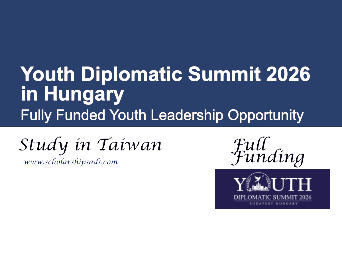 Youth Diplomatic Summit 2026 in Hungary: Fully Funded Youth Leadership Opportunity