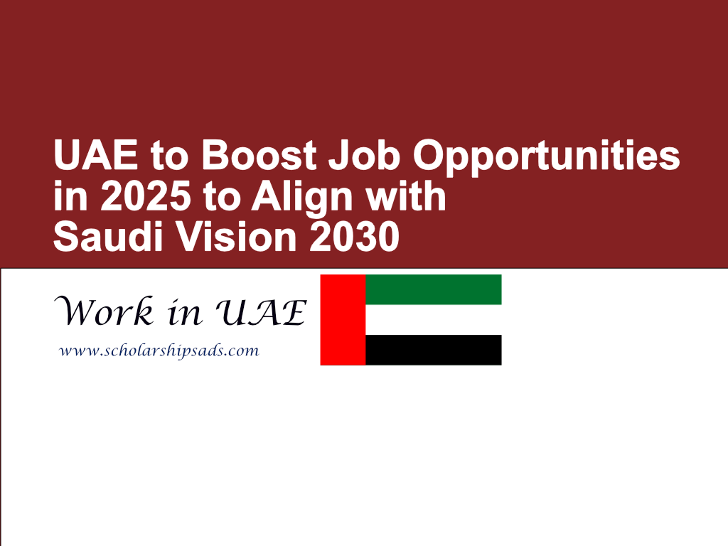 UAE to Boost Job Opportunities in 2025 to Align with Saudi Vision 2030