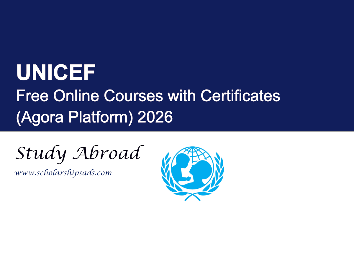 UNICEF Free Online Courses with Certificates (Agora Platform) 2026