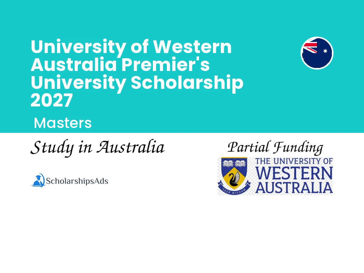 University of Western Australia Premier's University Scholarship 2027