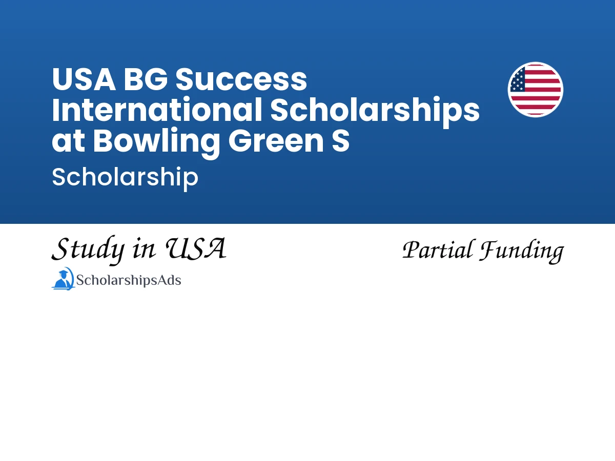 USA BG Success International Scholarships at Bowling Green State University