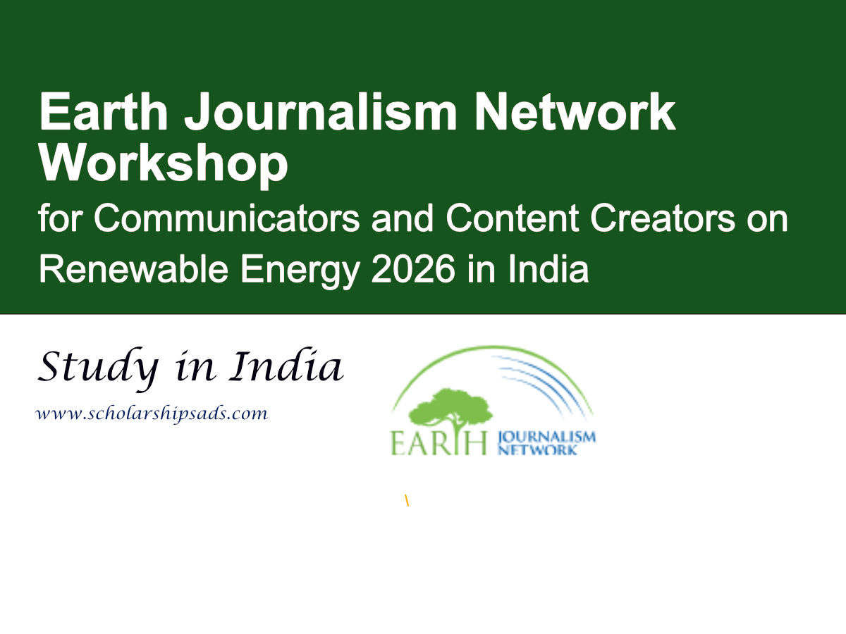 Earth Journalism Network Workshop for Communicators and Content Creators on Renewable Energy 2026 in India