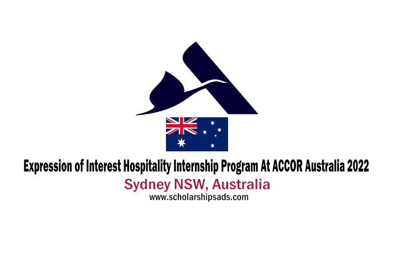 Expression of Interest Hospitality Internship Program At ACCOR Australia 2022
