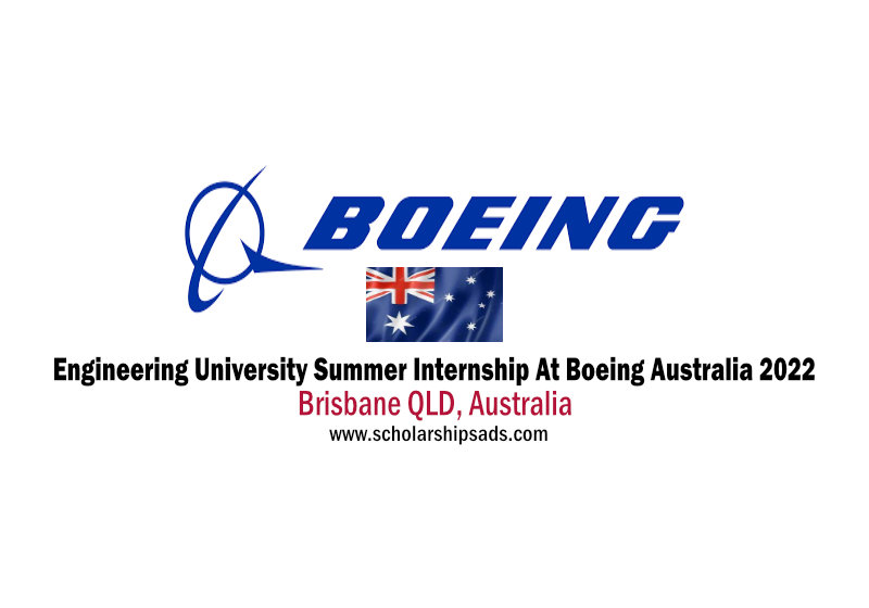 Engineering University Summer Internship At Boeing Australia 2022