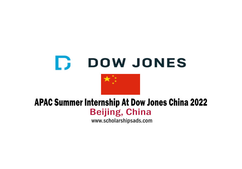 APAC Summer Internship At Dow Jones China 2022