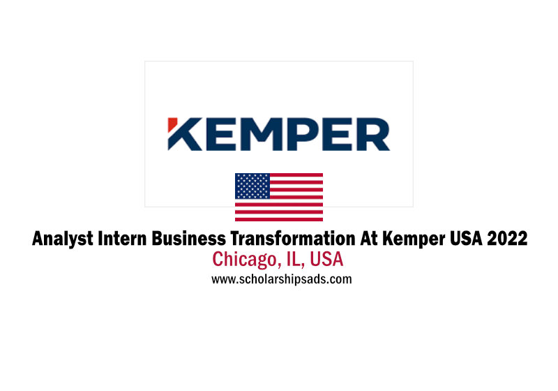 Analyst Intern Business Transformation At Kemper USA 2022