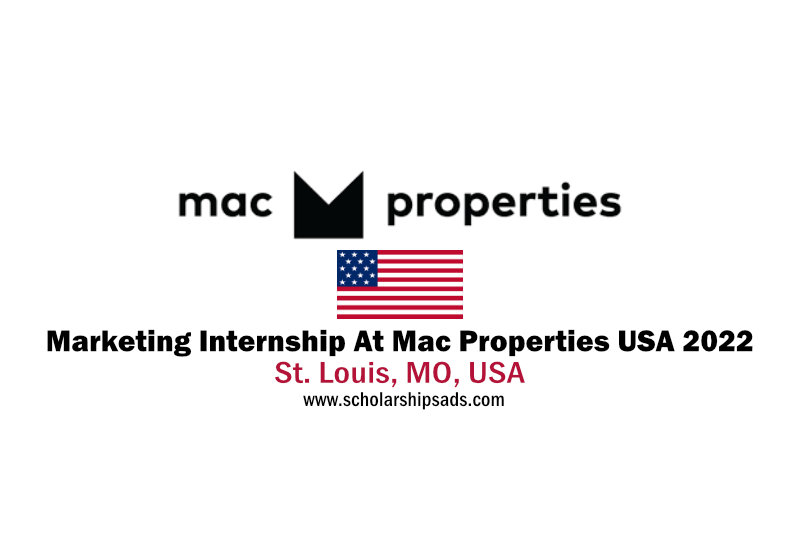 Marketing Internship At Mac Properties USA 2022
