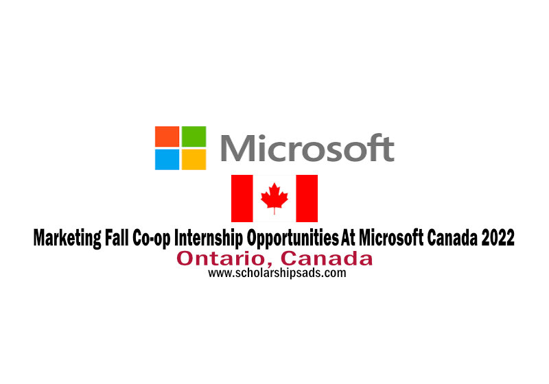Marketing Fall Co-op Internship Opportunities At Microsoft Canada 2022