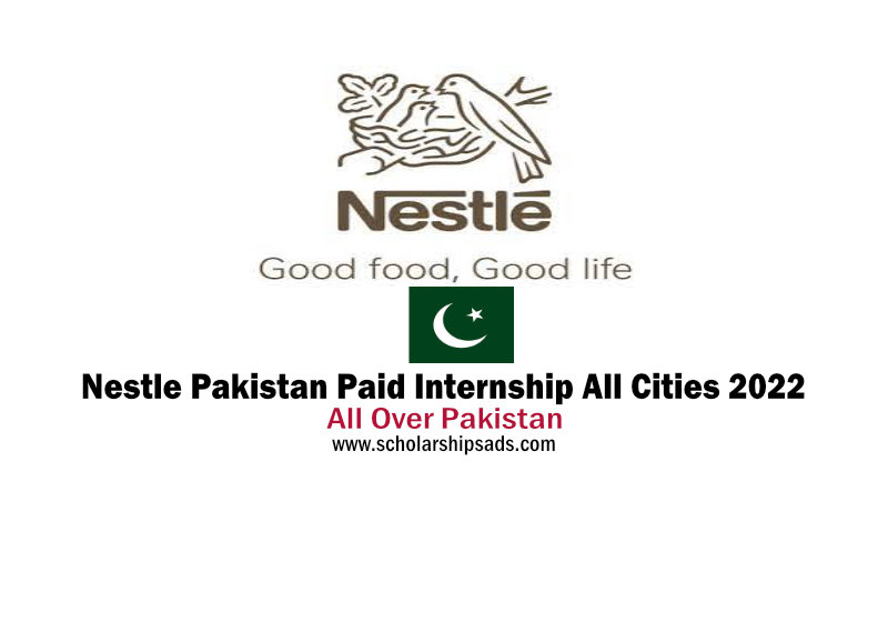 Nestle Pakistan Paid Internship All Cities 2022