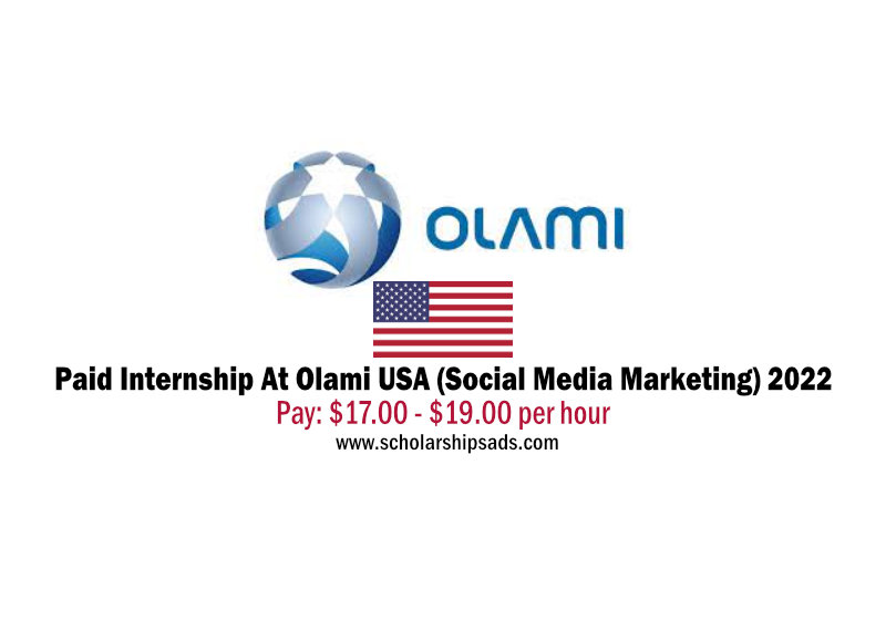 Paid Internship At Olami USA (Social Media Marketing) 2022