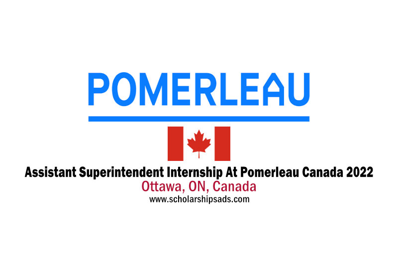 Assistant Superintendent Internship At Pomerleau, Canada 2022