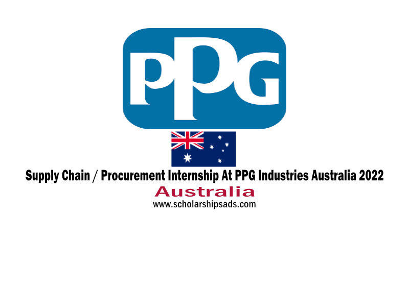 Supply Chain / Procurement Internship At PPG Industries Australia 2022